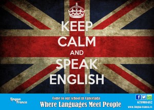 speak english
